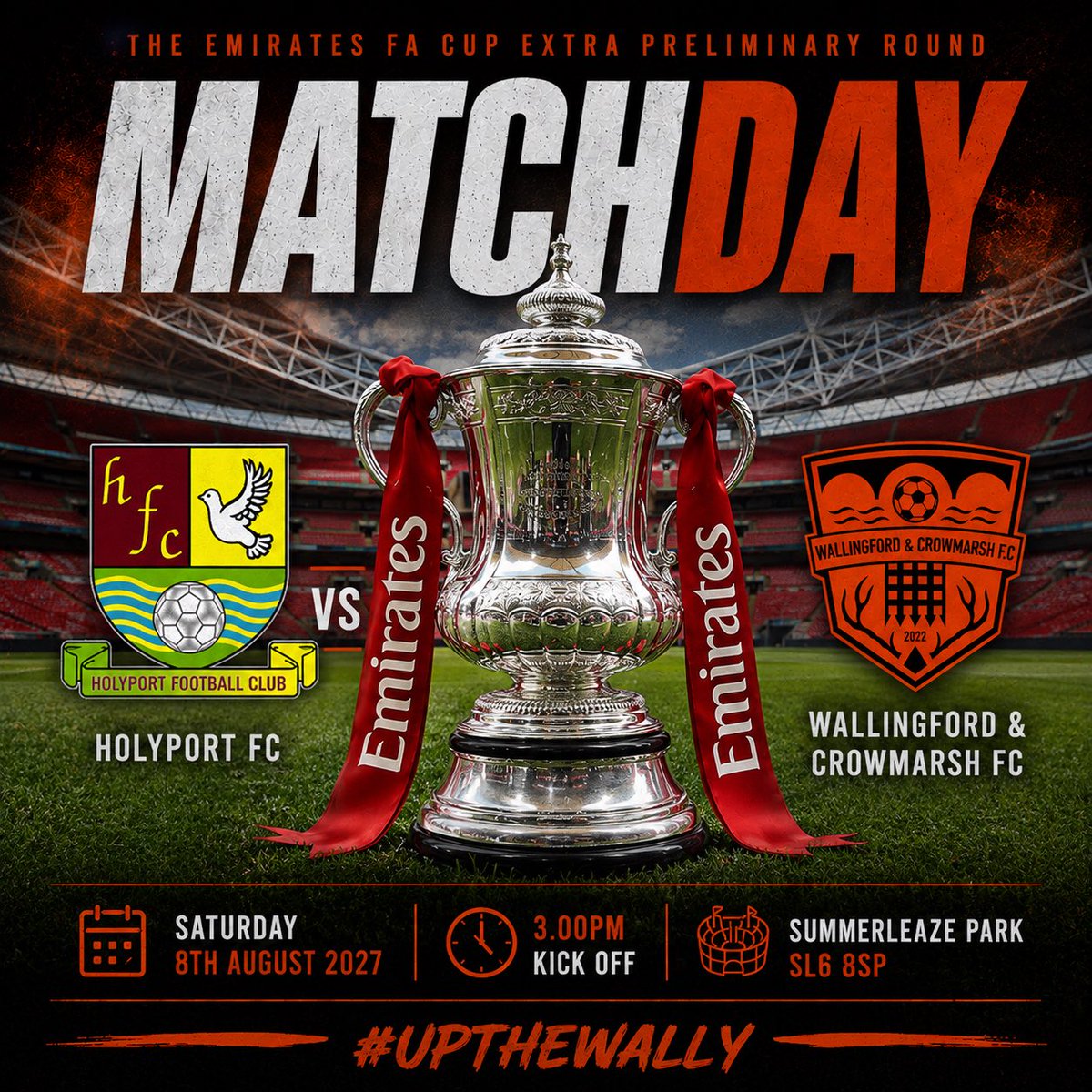 wandcfc's tweet photo. Today we head to Holyport to start our @EmiratesFACup journey. https://t.co/crdCcwxrwQ