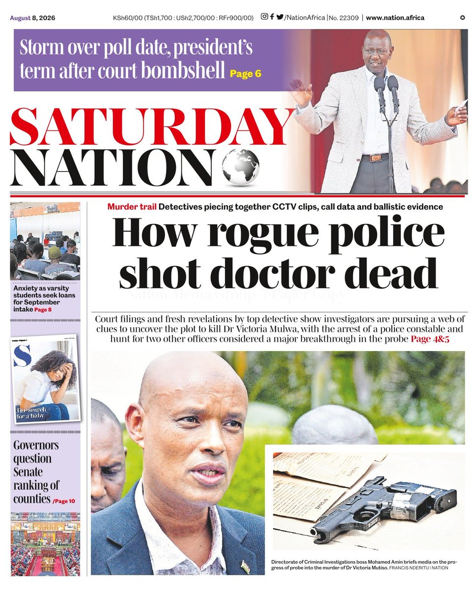 nyanducha's tweet photo. Today's newspaper headlines
Saturday, 8th August 2026
Contact #Victorock #Kenya on 0706357055 or info@victorockkenya.com for #Ubibot soil, temperature & humidity IoT #sensors, #Sophos firewalls, #Cisco #Meraki firewalls & switches
#ePaper #Gazeti #Narok #Mount #Kenya #Gachagua https://t.co/bqRvJQOD4W