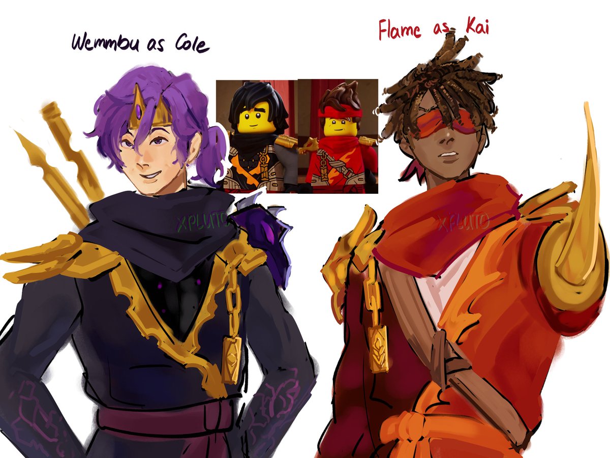 XPlutonium94's tweet photo. UU x Ninjago
I love doing crossovers
#wemmbu #flamefrags #parrotx2 #spokeishere #fanartㅤㅤㅤㅤ https://t.co/L8fweybjwB