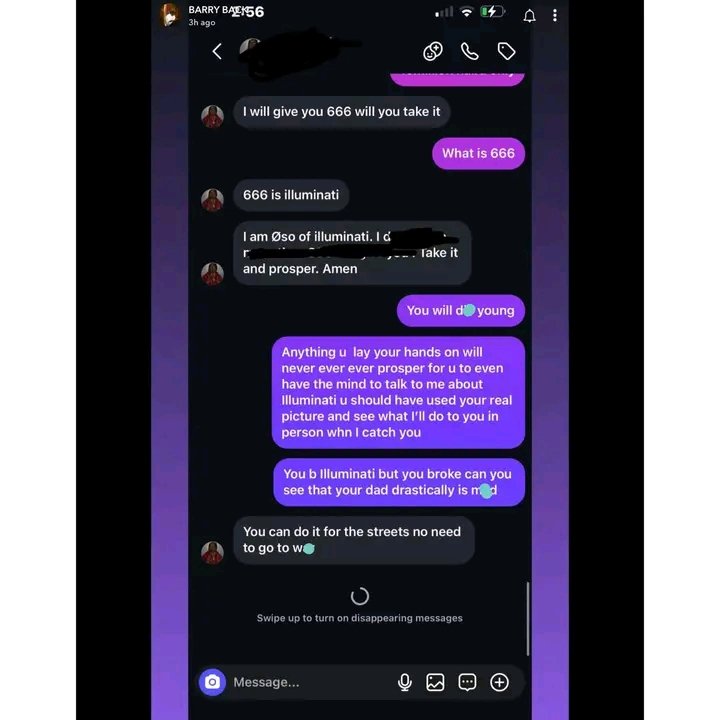 ChidiDivin26063's tweet photo. Singer Barry Jhay Warns #Nigerian Artists After ‘Illuminati’ Made Him a Mouth-Watering Offer https://t.co/KOyw2XQ3oL
