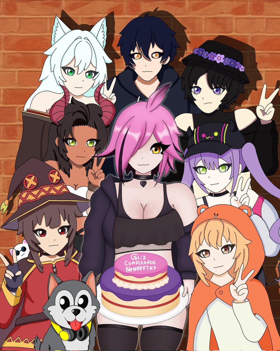 XBenjamin8_'s tweet photo. 🎉FELIZ CUMPLEAÑOS NENE🎉

Como todos los años aquí un dibujito con los mods❤
#nefthyart https://t.co/vEXoHTSEYZ