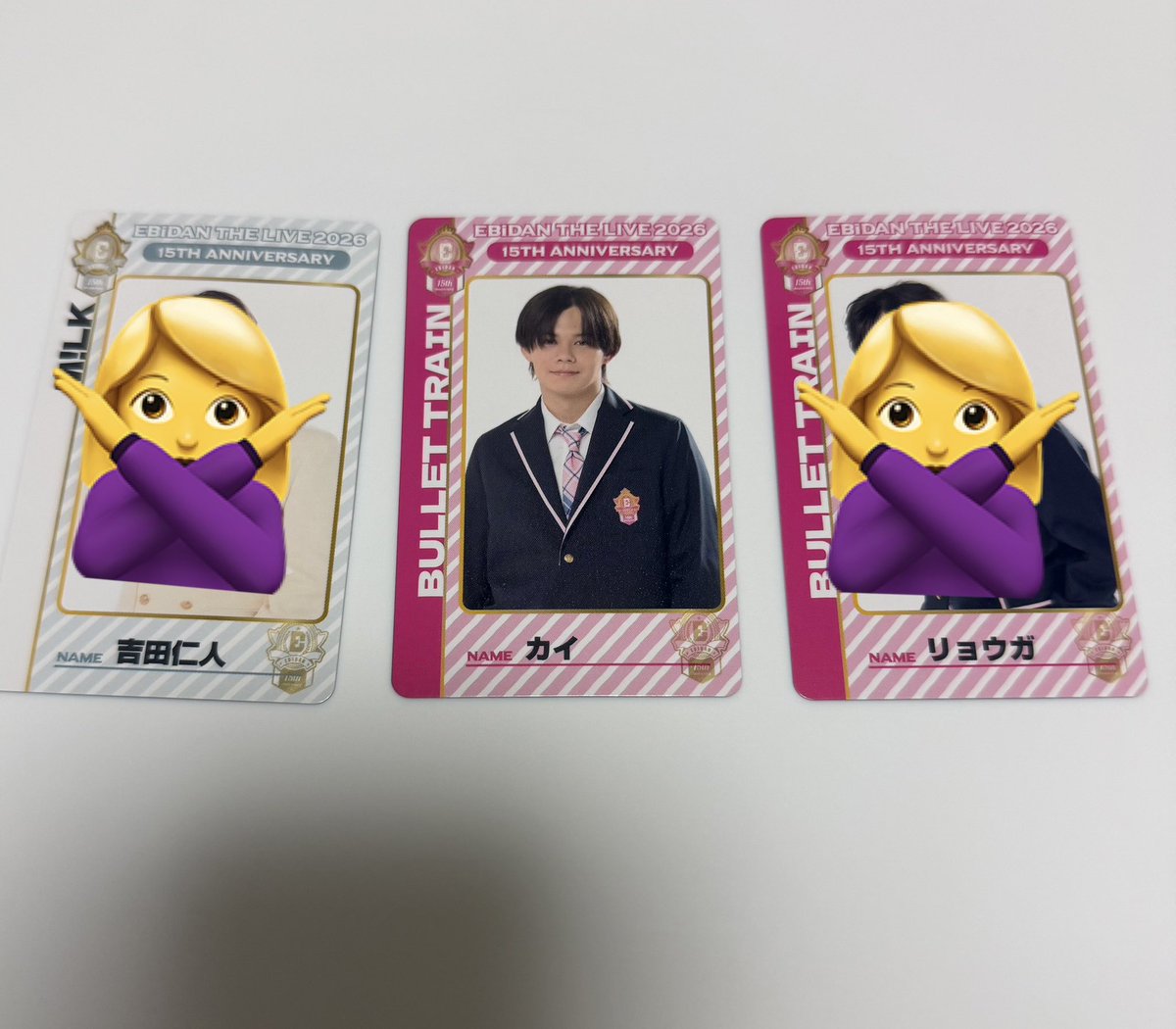 dcial46's tweet photo. EBiDAN THE LIVE 2026 エビライ ランダム グッズ 交換　トレカ

<譲　　　カイ

<求　　　千田波空斗

8月14日エビライにて手渡し希望です。
お気軽にお声掛けください🙏 https://t.co/cGOtb07GHy
