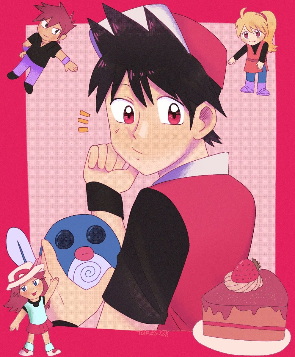 Topazsu28's tweet photo. [#pokespe #ポケスぺ]

Red's special day! https://t.co/v3HOZ1vRhi