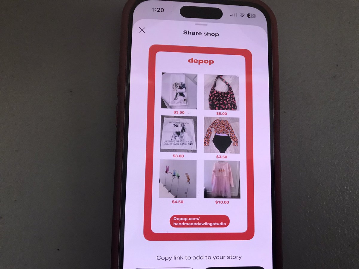 HDawling's tweet photo. I am now on Depop as @HandmadeDawlingStudio Come on over and take a look around. Items are getting listed daily. Most items are under $10.00. https://t.co/Mz9cmIoG3d