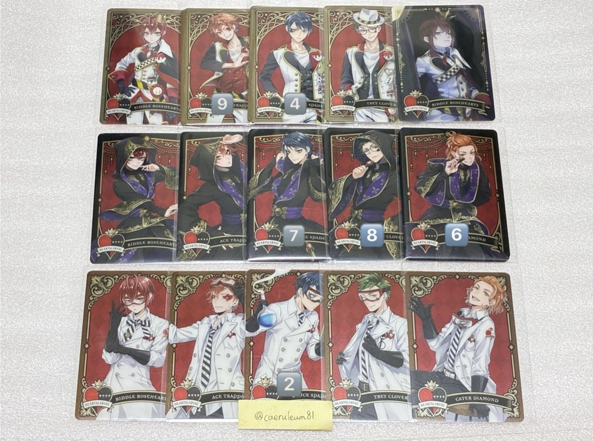 caeruleum81's tweet photo. 【交換・譲渡】ツイステ　メタカ

譲：リドル、エース、デュース、トレイ、ケイト、レオナ、ラギー、ジャック、アズール、ジェイド、フロイド、カリム、ジャミル、ヴィル、ルーク、エペル

求：
各50円+送料or
固ツイ（1:複数との交換も可）

よろしくお願いいたします。 https://t.co/P9lNo15L3g