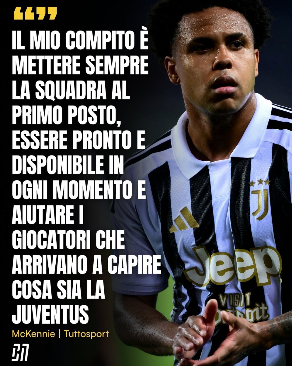 ilbianconerocom's tweet photo. McKennie 🗣️ https://t.co/UPCkizyJyP