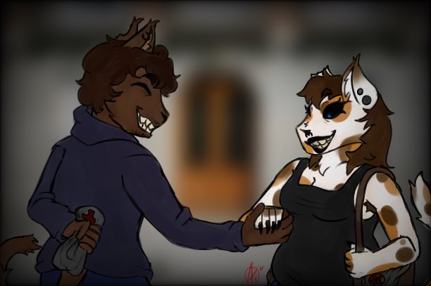 CallMeMicrowave's tweet photo. “ new girl moved on the block, she been plottin’ on my brown cock. “
left oc by @inkykoffee 🤍
right oc by yours truly :)
#ttctwt https://t.co/e2FARpPeeN