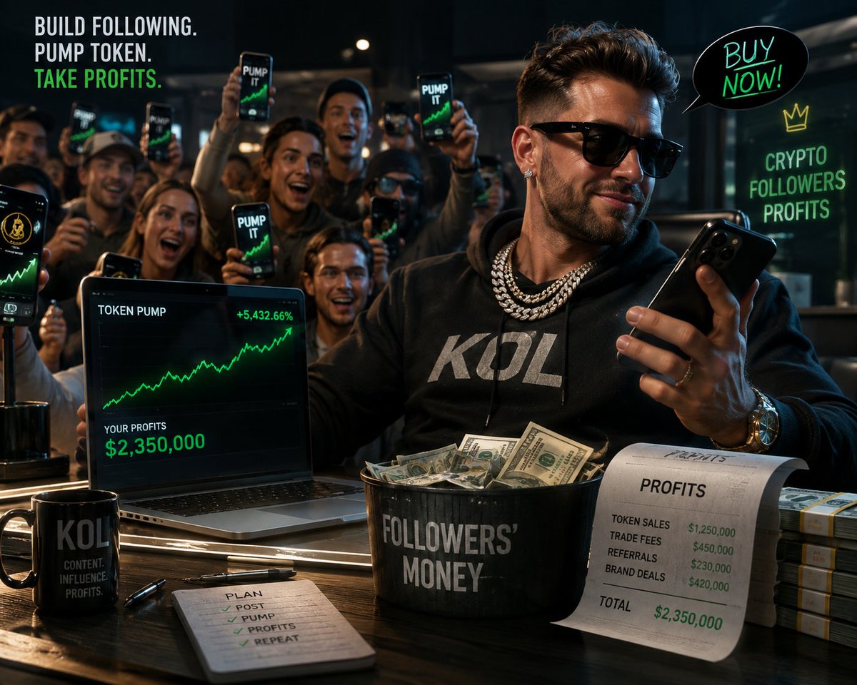 anonh5o's tweet photo. One thing I'll never understand about crypto...

Building a huge following, convincing your own audience to pile into a token, then being the first one taking profits while they're left holding the bag.

If people choose to copy your wallet knowing exactly what you're doing, that's their decision.

But using influence to drive buys because you know your followers will chase... that sits wrong with me.

Maybe I'm old school.

I don't really follow KOLs. I don't have heroes in this space. I don't think most of them offer much beyond attention.

I'd rather spend years learning how markets work than spend five minutes blindly copying someone else's conviction.

I'd rather lose because of my own decisions than win because I borrowed someone else's.

At least then I'm actually learning.

That's just how I see it.

#Crypto #Memecoin #Solana #PumpFun #CryptoCommunity #Trading #DYOR