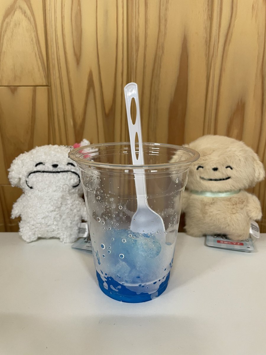 rio_her02's tweet photo. まさかのかき氷をいただきました✨🍧
ご馳走様です😋

#ひこ縄会 https://t.co/UxuCwZNXsG