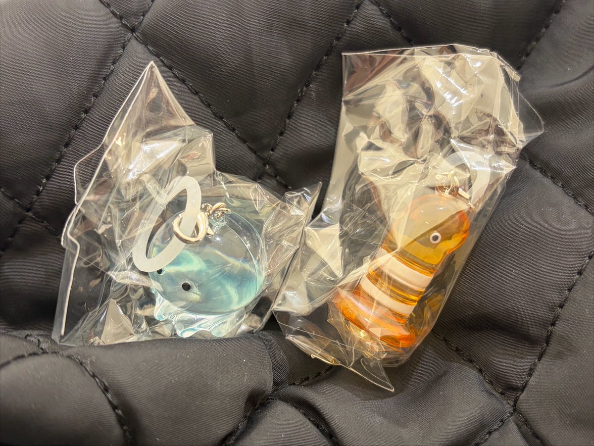20020815b's tweet photo. 珍海生物 ミニチュアマーカー めじるし

【譲】ニシキアナゴ／クラゲ
【求】マンタ×2

ニシキアナゴ優先で交換探してます。
郵送＞都内,千葉手渡し(夜高田馬場、舞浜のみ)
検索からもお気軽にお声掛けお待ちしております。 https://t.co/1RJmoJwihO