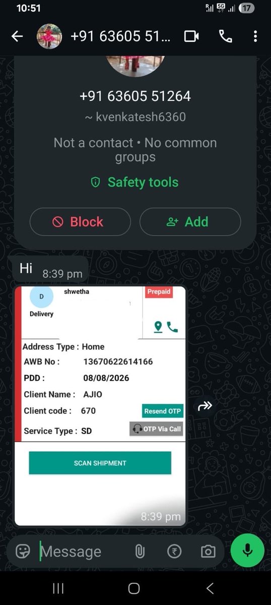 Katarki's tweet photo. Hello @AJIOLife @AjioCares apparently I
Missed on of the order. The deliver guy is sending me this below screenshot and asking for product description so that he can deliver. Is it legit? I am not sure if I have missed any product. Plz help https://t.co/qCjVG5cSw1