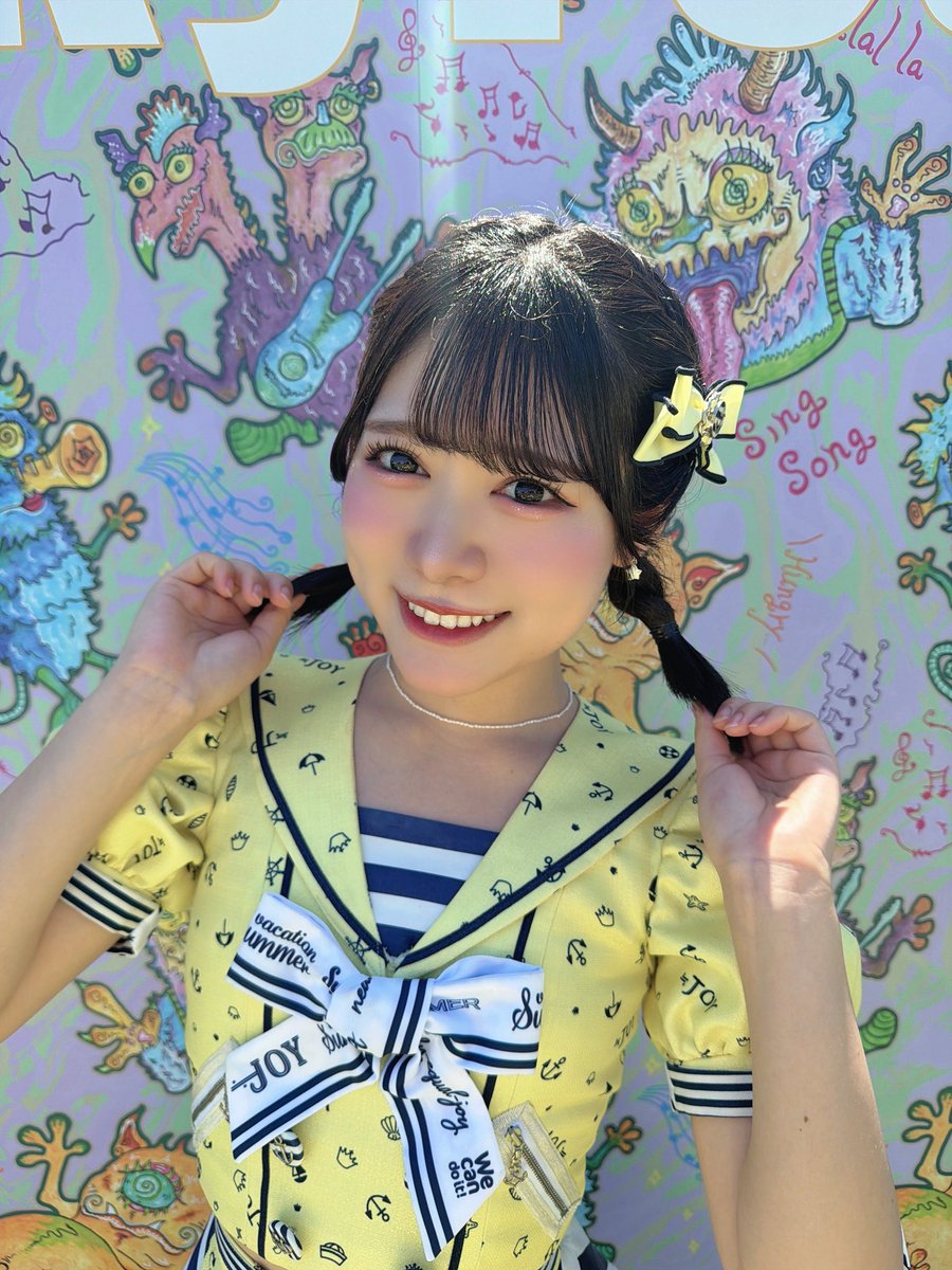onishi_aoi's tweet photo. #LuckyFes 
ありがとうございました❕❤️‍🔥

最高にあっつあつで楽しすぎたー！！！🥹☀️
大好きなマリン衣装で夏全開っ⚓️💛

初めてニアジョイを見てくださった方にも楽しんでもらえていたらいいなあ👑🌟

炎天下の中本当にありがとう😭たくさん水分取ってね！！！🚰♡
 #ニアジョイ https://t.co/bhXUYtuew1