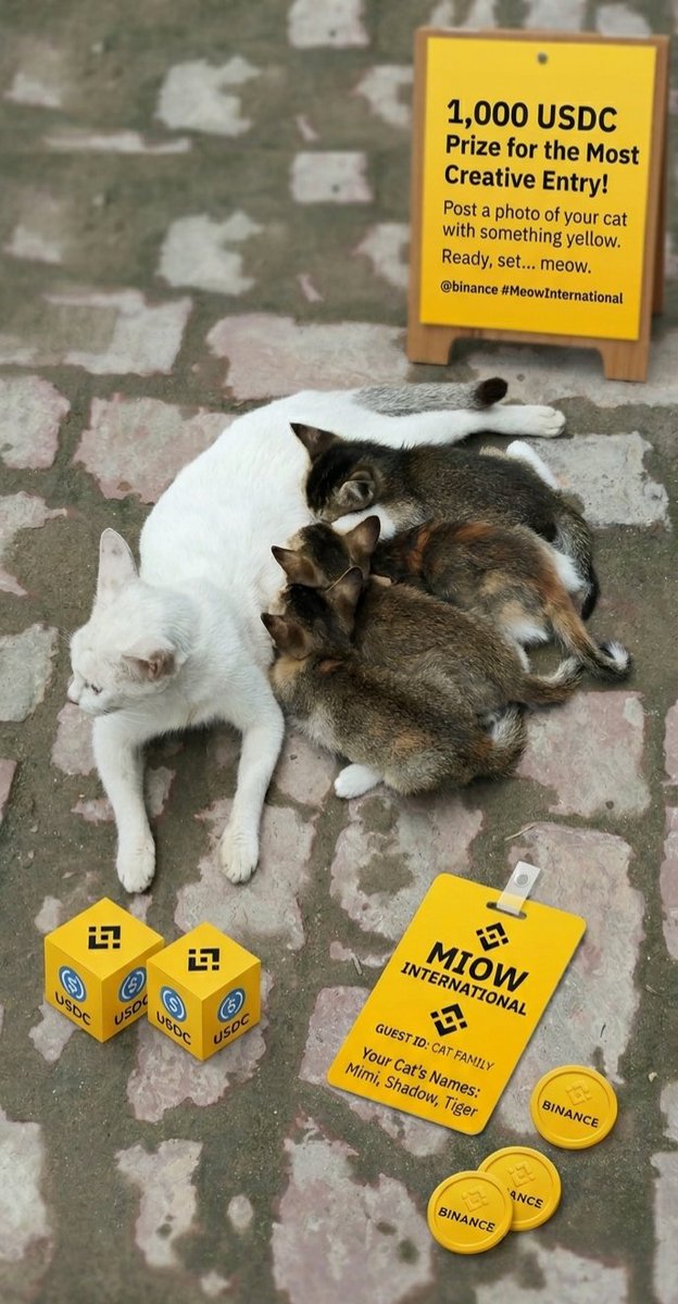 MdKhalid2580's tweet photo. @binance My cats are ready for Binance! 🐾💛 @binance #MeowInternational https://t.co/N98nstXu8X