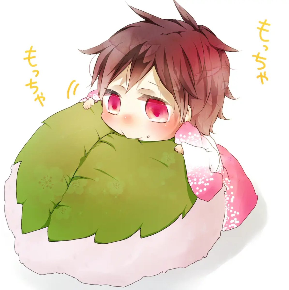 TheDoIIars's tweet photo. Day 220 #Durarara!!365
A chibi Izaya finds a huge mochi piece to snack on!โฆ #MochiDayโฆ https://t.co/2dxPxjsoUx