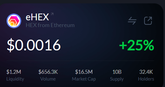 yourfriendSOMMI's tweet photo. ❤️💛💚💙

HEX from Ethereum is up +25% in just one day.

The whole Crypto industry is sleeping on PulseChain.

Keep ignoring it. https://t.co/gcObmi7JL6