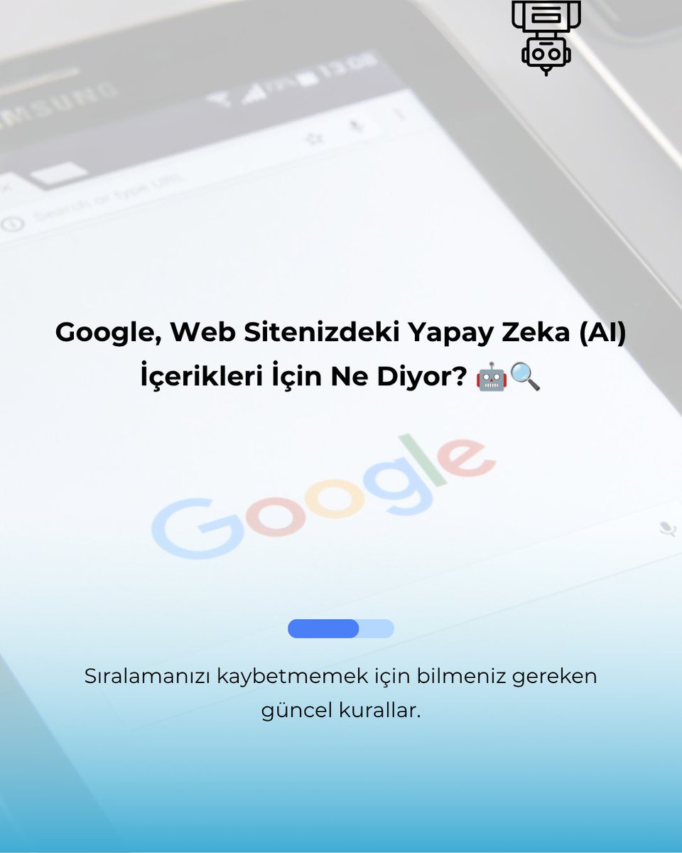 soodijital's tweet photo. Google’ın web sitelerindeki Yapay Zeka (AI) içeriklerine bakış açısı netleşti!  AI ile hızlıca yüzlerce sayfa üretip trafik artırmayı planlıyorsanız, sitenizi spama düşürmemek için Google'ın güncel kurallarına mutlaka göz atmalısınız. 👇 https://t.co/505IU1yZg3