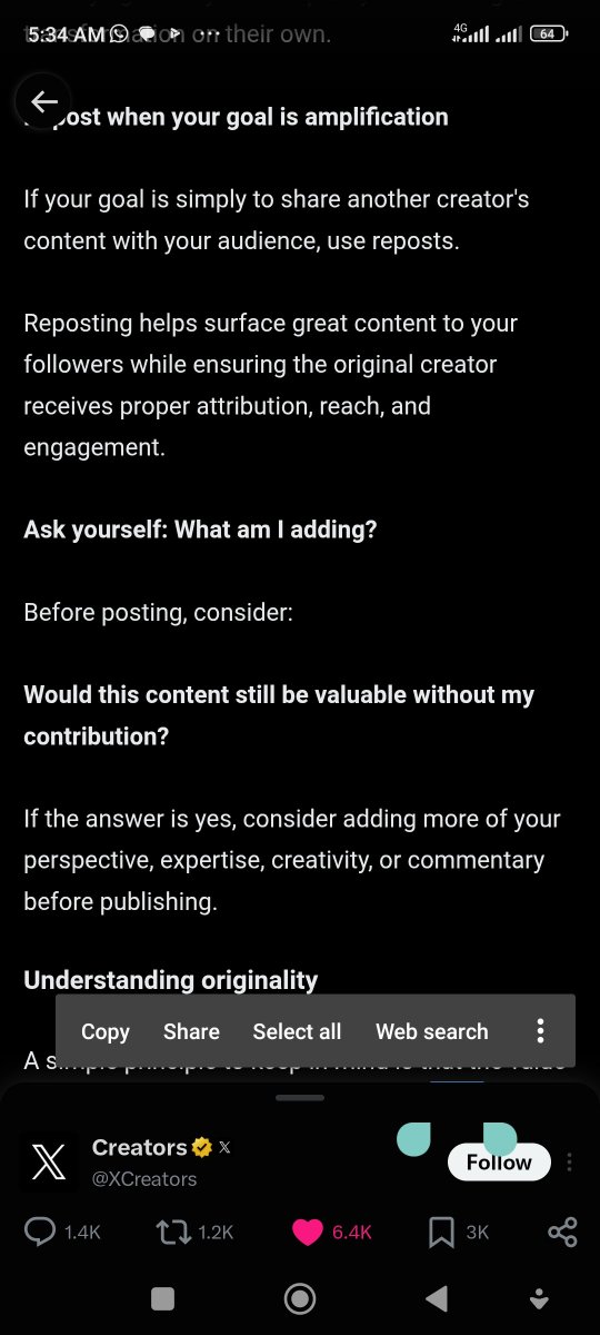 BecckyB243959's tweet photo. With team work we can actually achieve this
1.keep connecting because audience matters a lot
2 repost your mutuals let them repost you
3. Post your own thing, keep showing up daily

Might not be easy but it is feasible, together we are stronger https://t.co/tlQCeUXTs5