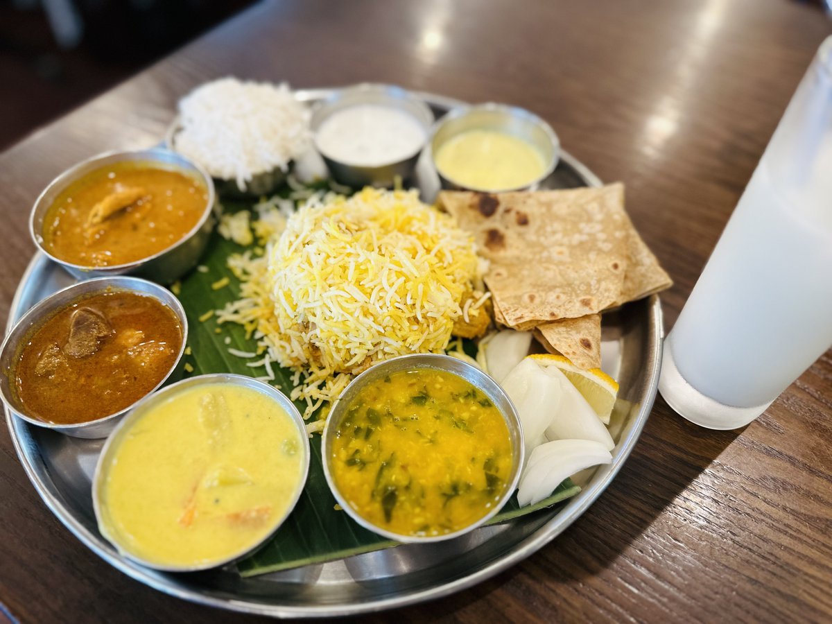 oicmitarashi's tweet photo. 今日食べたインド🇮🇳アーンドラダイニング
ビリヤニが美味すぎたあ https://t.co/v5tGSsZ48m