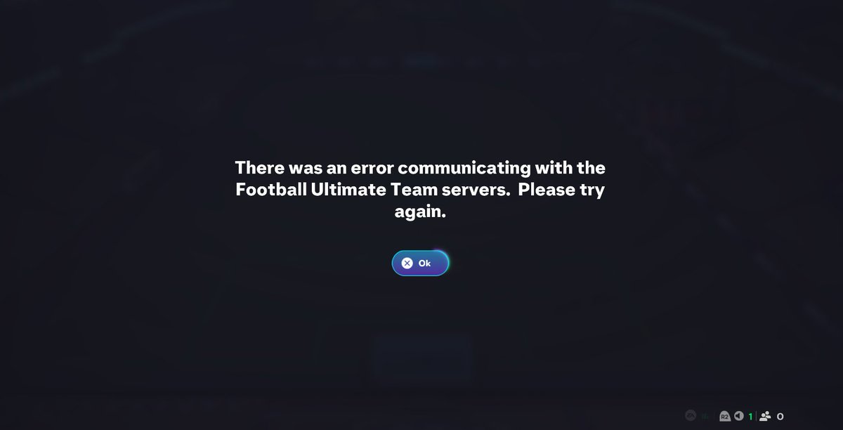 viethd88's tweet photo. Every time I hit submit on an SBC, this shit pops up and kicks me out of the game. What the hell is wrong with you, EA? @EASFCDirect @EASPORTSFC https://t.co/KHWdg27KT1