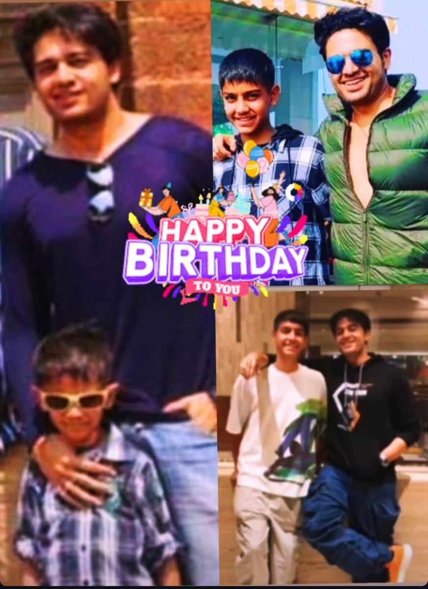 gkloverdeewani9's tweet photo. Super cute and handsome #GauravKhanna ke super cute and handsome bhanje ko Happy birthday🎂 God bless you always #Neev have a whole day 🧿. #KhannaKaKhaandaan #gauravkegarvfans #Happybirthday
@iamgauravkhanna . https://t.co/V1g3SUb0rW