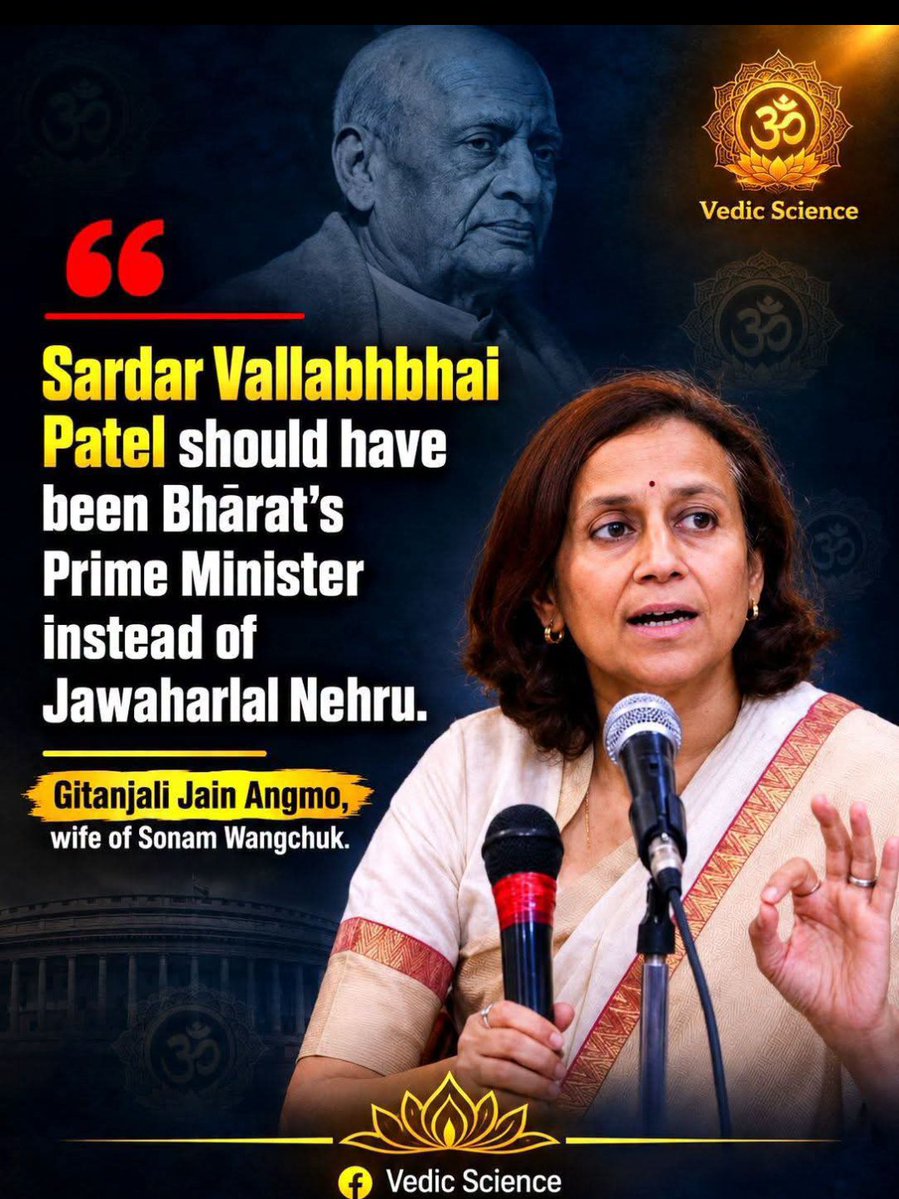 SanggitaT's tweet photo. History might have been very different if Sardar Vallabhbhai Patel had become Bhārat's first Prime Minister. 🇮🇳 🚩 https://t.co/lqqESRvaZq