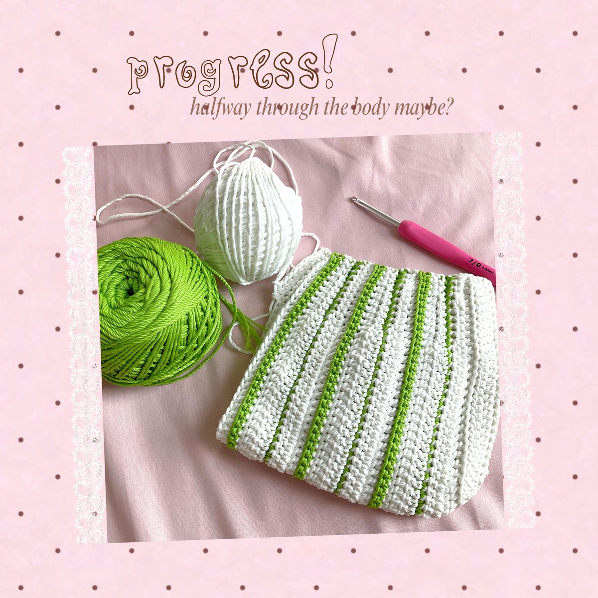 sunshinexriki's tweet photo. ini diaa progress project button bag kuu -ˋˏ✃ 𓍯 ⚉ ⋆.����
pengen coba deh kali ini selesain satu project fully sebelum pindah ke yg lain (semoga bisa yah :">)
#tasrajut #tashandmade #crochetprogress #crochetproject https://t.co/LI9txBTqo3