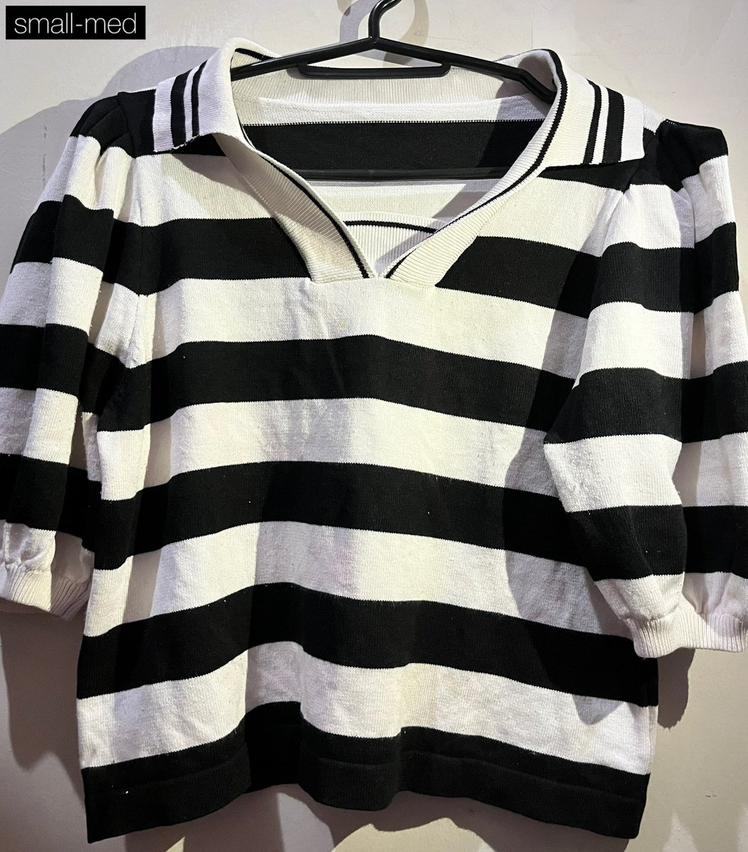 aesawins's tweet photo. stripes tops ! 

⤷ 1st pic: 45 pesos 

⤷ 2nd &amp; 3rd pic: 10 pesos each 

🔖 ph wts lfb preloved ukay clothes tshirt blouse pants knitted https://t.co/Ovs0roZ8hg