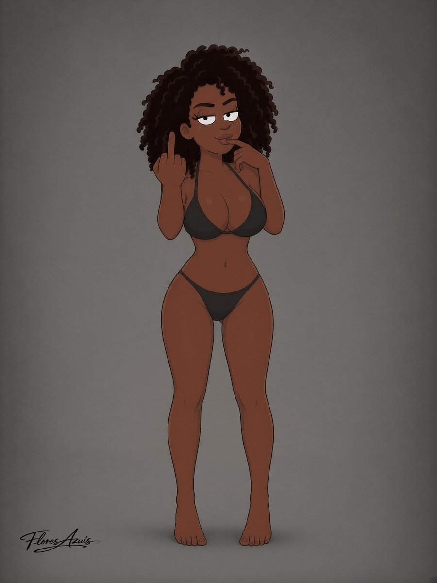 Flores_Colorilo's tweet photo. A Bruninha 🔥
::::::::::::::::::::::::::::
Quem aí curte mulher preta gostosa👀

#NSFW #NSFWart #SexyArt #EroticArt #HentaiStyle #CartoonPorn #DigitalArt #OriginalCharacter #OC #BrazilianArtist #MulherNegra #BlackGirl #CurlyHair #AfroHair #ThickThighs #BigAss #Lingerie #Bikini #SexyPose #AdultArt #PornArt #LewdArt #FloresAzuis #ABruena #Bruena