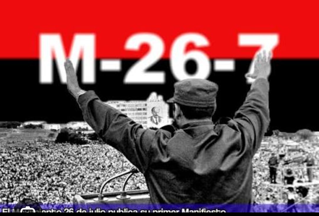 BMCMzZimpeto's tweet photo. 1955-1956: México, tierra de preparación revolucionaria.
8/8/1955: Fidel redacta el Manifiesto Número Uno del M-26-7. Llamado a luchar contra Batista con el programa de 15 puntos de "La historia me absolverá". 1956: Fidel se reúne con Frank País para unir frente  rumbo al Granma. https://t.co/paRFNsBQIn