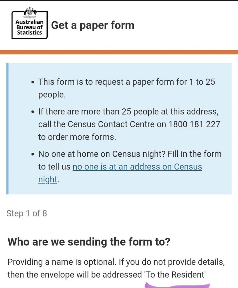 MadsMelbourne's tweet photo. Albo claiming that people will be fined for not completing the Census is nothing more than a scare tactic! They can't fine 'the resident' your name isn't even required. This Census is about capturing data on properties not people https://t.co/Qu5BIvSyEl