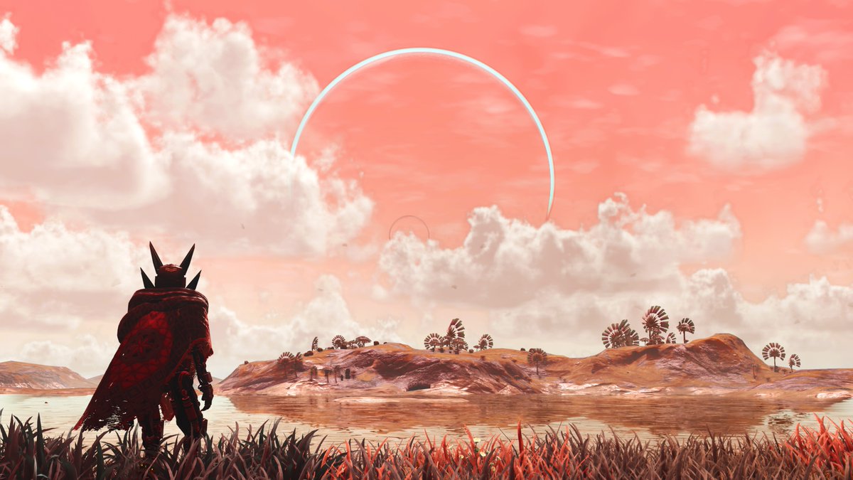 LeMazou19's tweet photo. The vertigo of infinite freedom, where we wander aimlessly—lost, some might say—yet not all who wander are lost... Freedom may simply be finding meaning in the wandering. @NoMansSky #ADecadeInNMS Thanks to @r0gues_fr0ntier for this initiative. https://t.co/pyjsi55898