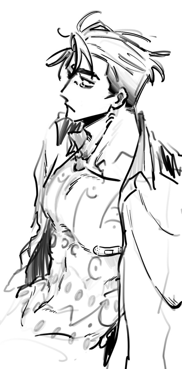 fnaf_leo's tweet photo. 描いてる時の背徳感凄かった。筋肉はだいぶ盛りました。もっとガリガリだもんね https://t.co/AnGUAl0jUP