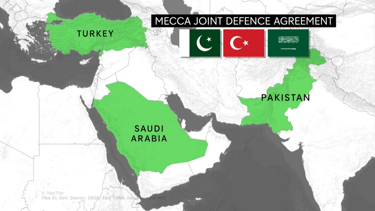 IranObserver0's tweet photo. Iran won't join the Mecca Joint Defence Agreement

Historically, Iran has been Skeptical when it comes to forming
Military Blocs

NATO works because Western countries have Identical Foreign Policy Goals, whereas Asian countries are each Culturally and Nationalistically too different from each other

From various reports, Russia wanted to form a Military Alliance with Iran, just as it has with North Korea and Belarus

Iran was fine with Economic and Defense Cooperation, but not a NATO-style Military Alliance

This approach may, of course, change in the Future