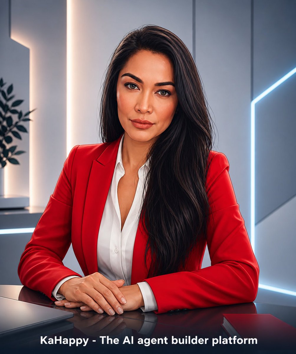 CherryEOrtega's tweet photo. KaHappy is a next-generation AI agent platform that empowers businesses to build, deploy, and manage fully custom AI agents — without writing a single line of code. — Cherry E. Ortega, https://t.co/m5aiLkBIrx https://t.co/o25CtPNsuq