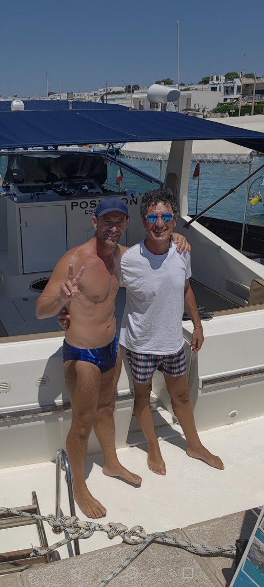 FCuringa's tweet photo. ... Simply thank you my friend #stefano #poseidonescursioni #puglia #italy #sea https://t.co/oSrbUaKj7f