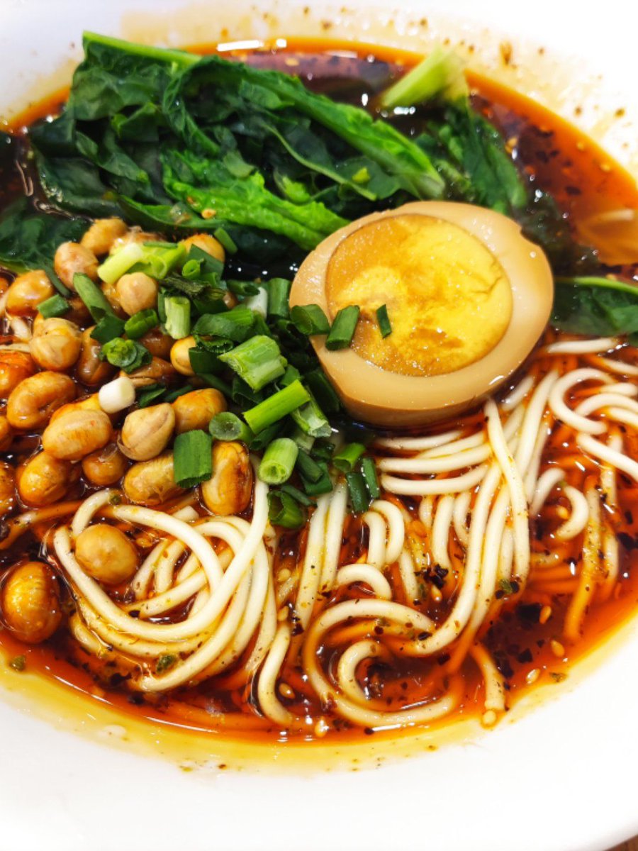 TpeddyPeddy's tweet photo. Had takeout noodles with my person who always steals half of my braised egg  What a perfect rainy night https://t.co/yMHjlTcf46