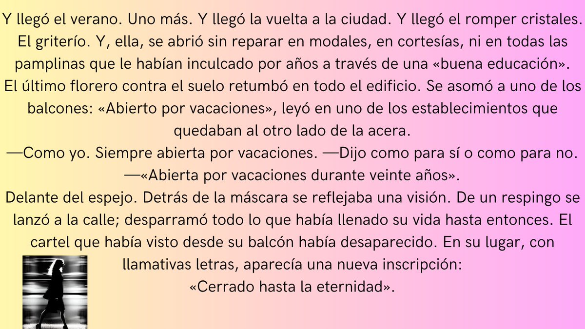 IvReversible's tweet photo. Un verano más. Un verano menos. https://t.co/uLors69xHE