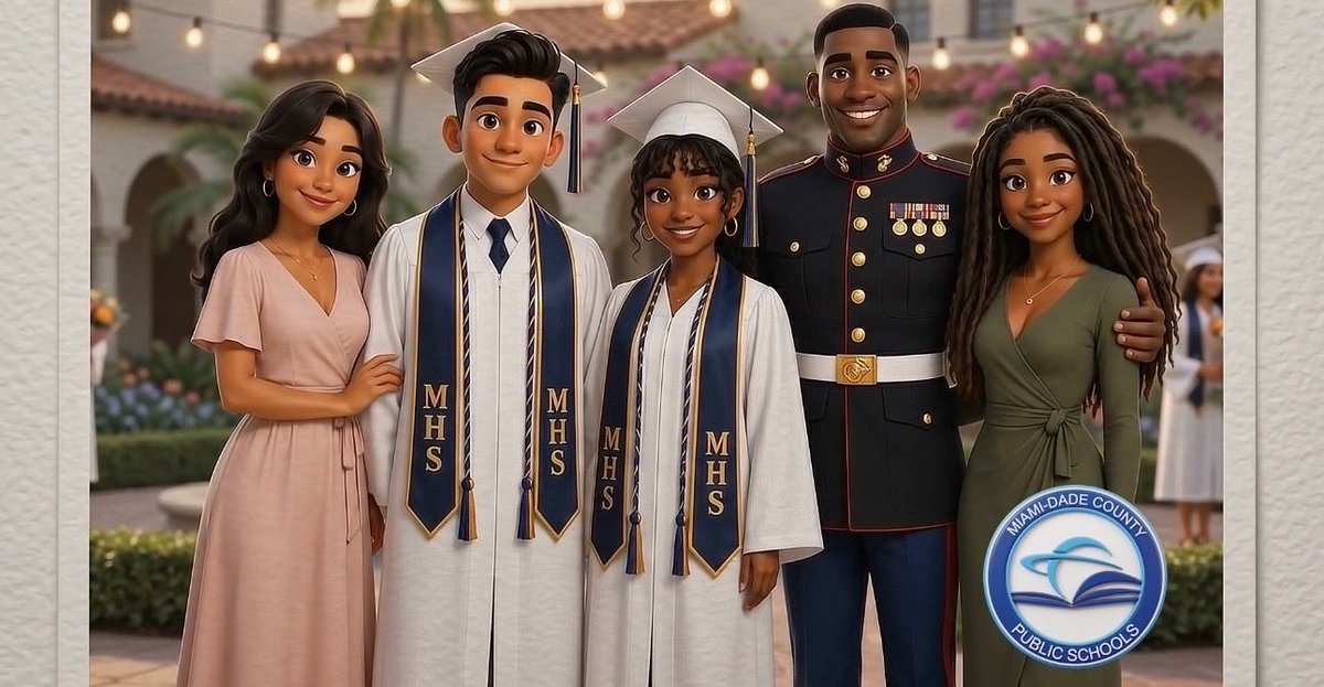 SuptDotres's tweet photo. The characters in Our Opening of Schools video highlighting the journey of two students. Elevating the MDCPS experience. @mdcps https://t.co/I0FwUe2W8k