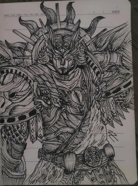AzullaLit's tweet photo. just warhammer 40k drawings i drew as practice https://t.co/hwxKoEodkA