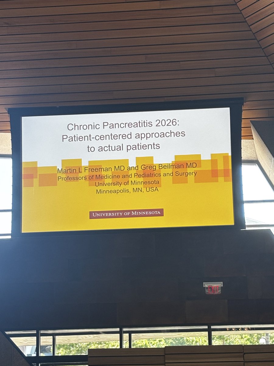 UMN_GIHep's tweet photo. We are honored to have both Dr. Freeman, amd UMP CEO  Dr. Greg Beilman join us for a fantastic #NORSE lecture on managing chronic pancreatitis 👏

#NORSE26 #NORSECourse #NORSECourse26 #UMNGI #LiveEndoscopy https://t.co/3Z3FIaUGnE