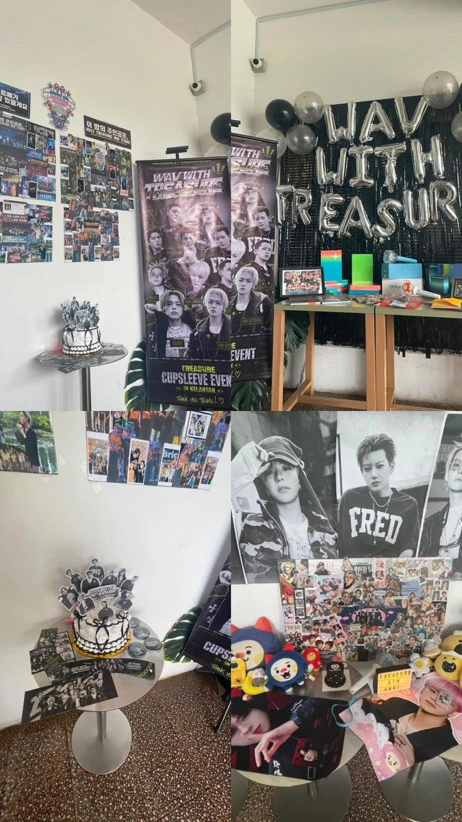 TeuHaaaaaaa's tweet photo. Thank you team/crew @treasureklntn for this cupsleeve event 💗..Hope tahun depan ada lagi 😆✨..
Maap x sempat nak join photo session sbb dh nak kena balik ada kerja lain 🥹..
 #Treasure6thAnniversary #TeumyWavInKLNTN #WavWithTreasure https://t.co/uoLv7q2FRY