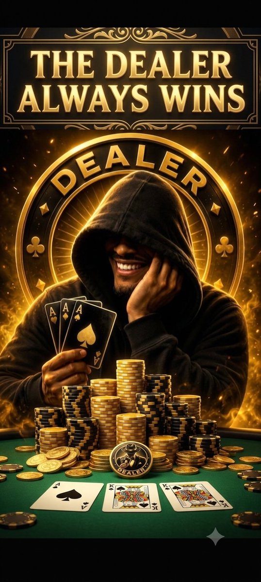 melskang's tweet photo. DEALER IS READY TO MELT FACES AND PRINT CANDLES! 🚀💸
​Dips are eaten, liquid god energy is fully active, and $DEALER ALWAYS WINS. 💎🙌
​100x straight to multi-millions—pack your bags before blastoff! 📈🟢
​#DEALER #Crypto #100xGem #Bullish #Altcoins https://t.co/YQbczQBFKs