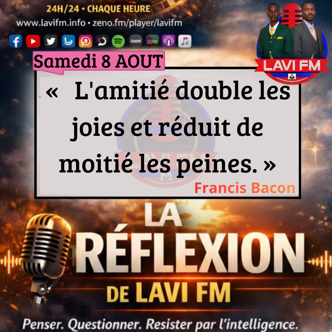 lavifm's tweet photo. LA RÉFLEXION DE LAVI FM https://t.co/mt5Ns09K7A