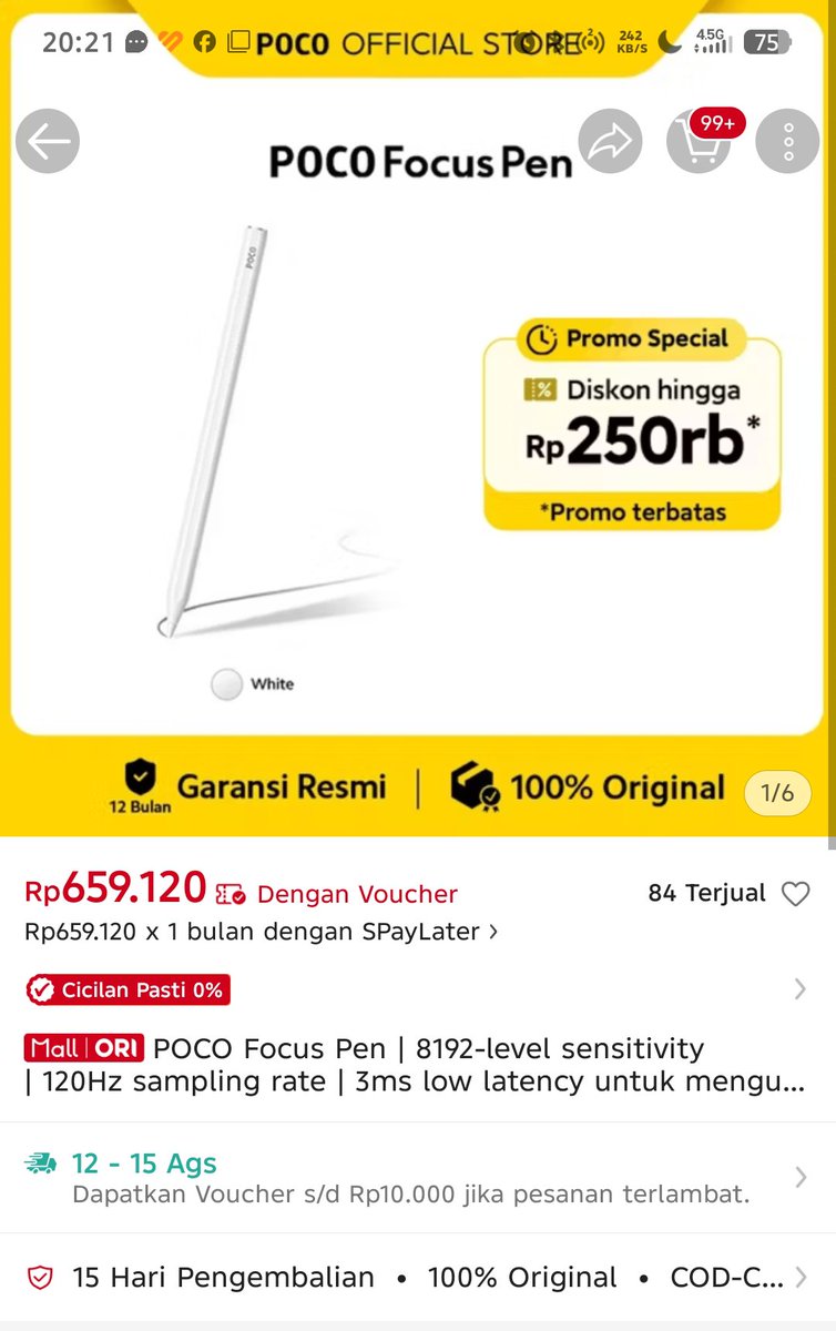 voltryxt's tweet photo. Turun bgt jir, gw beli pas 999K 😭
Poco focus pen dan keyboard support di
POCO Pad X1 ✅
Xiaomi Pad 7/7 Pro ✅ https://t.co/jyhW3Hv25O