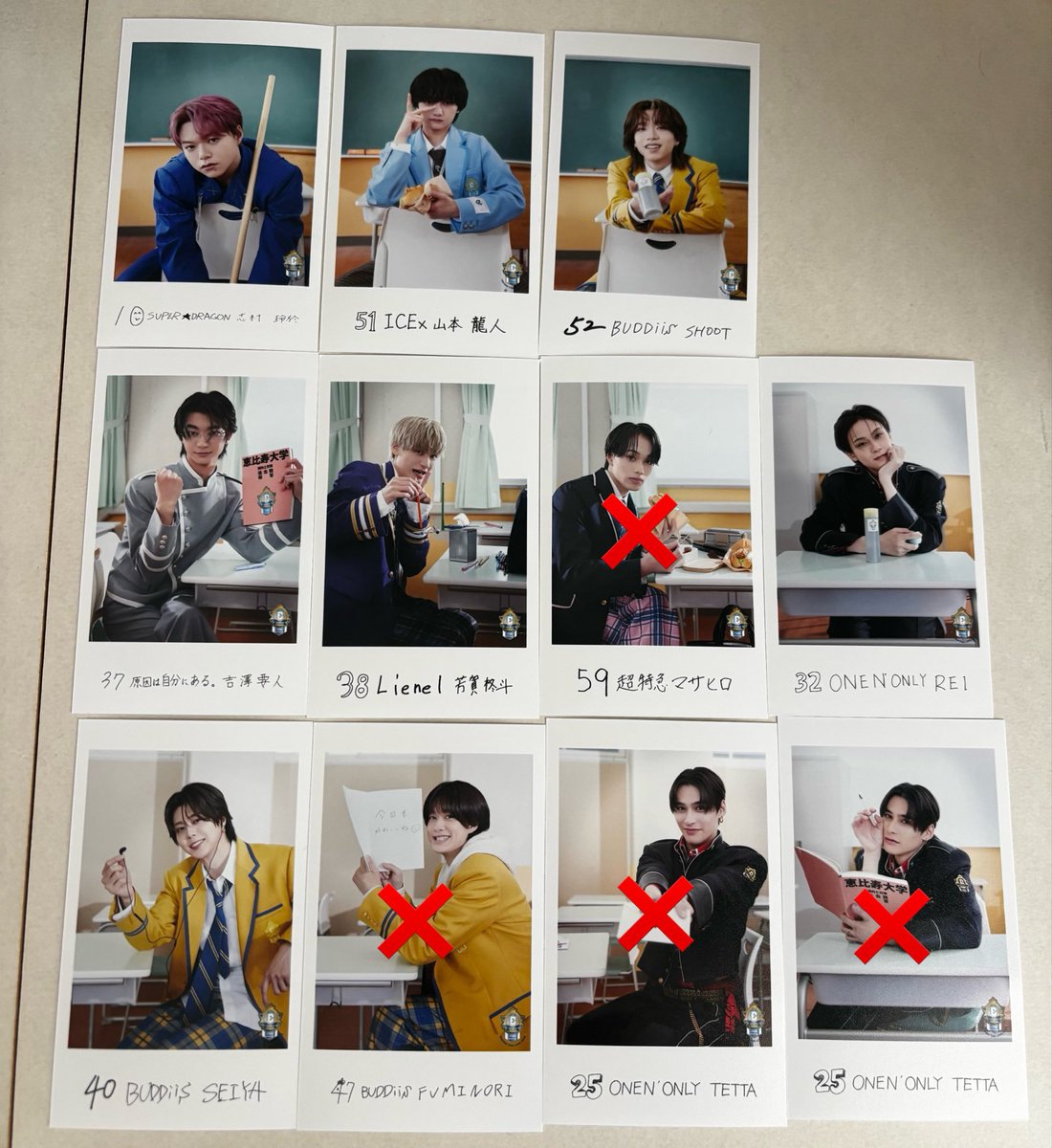 610mero_jun's tweet photo. EBiDAN THE LIVE 2026エビライ 交換
ミニフォト

譲: 画像(志村 REI 吉澤 SEIYA SHOOT 山本 芳賀)

求: 桜木雅哉(右) 、山中柔太朗

エビライ15日手渡し又は郵送にて交換希望です、お気軽にお声掛けください🙏🏻

#EBiDAN交換 https://t.co/FcCAHjJdKS
