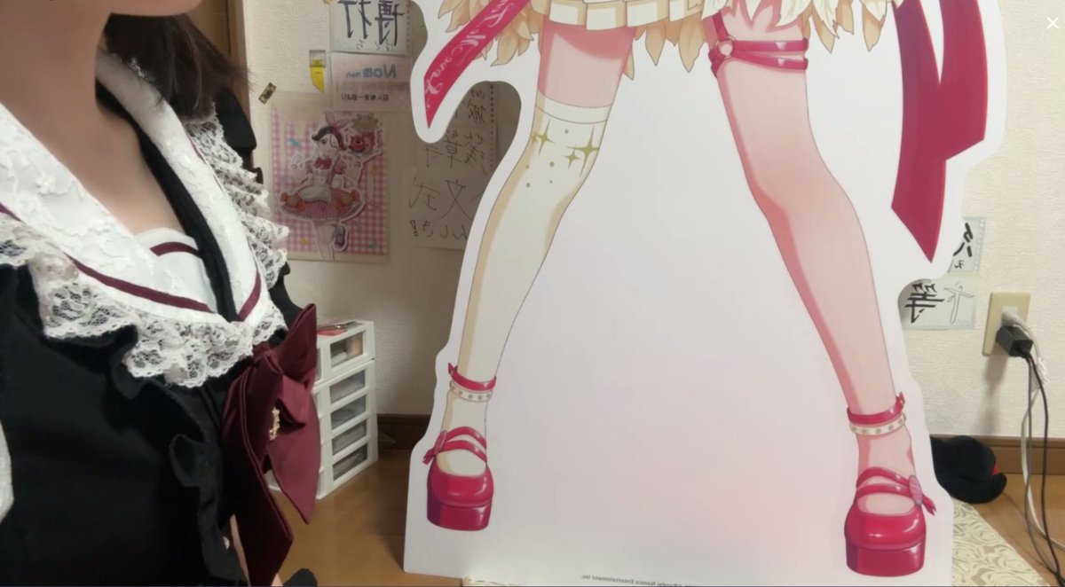 arusu_P's tweet photo. 嫁（等身大りあむちゃん）との同居生活が始まって興奮が隠しきれないNoaちゃん https://t.co/wN38viQLd7