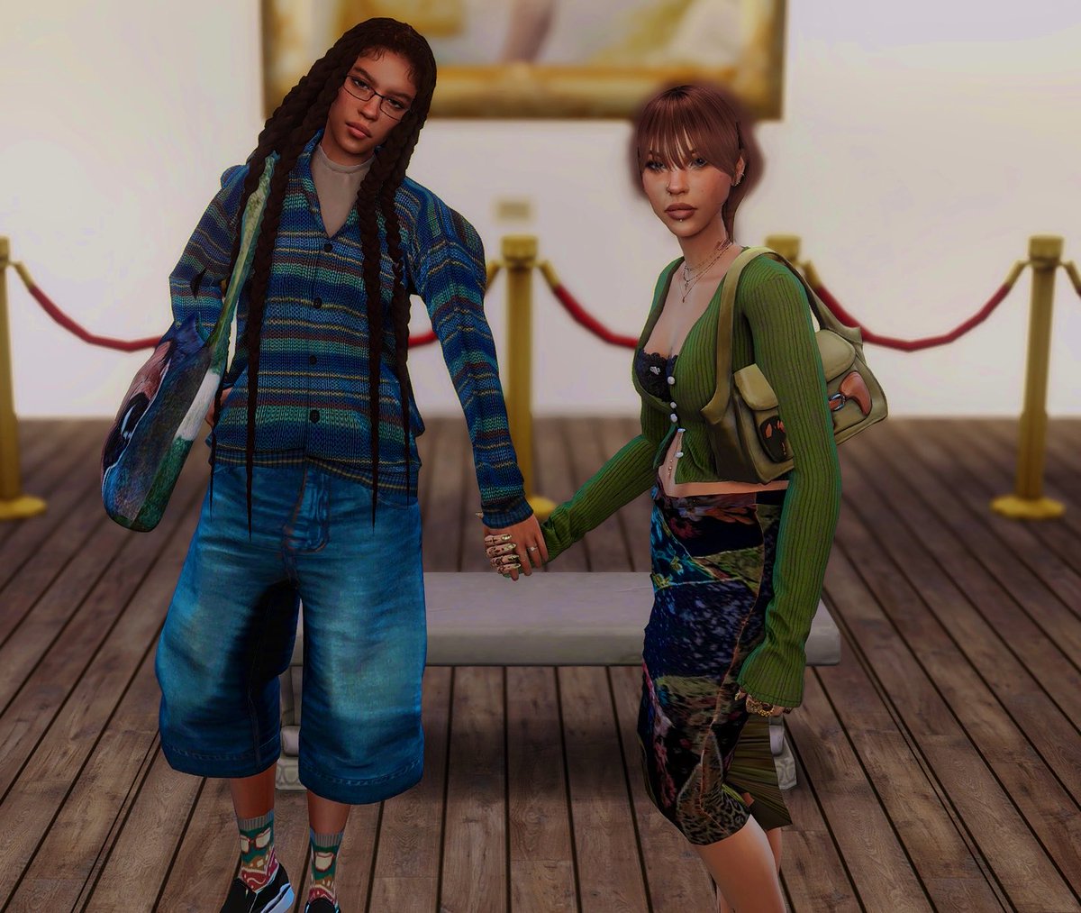 stylish_simmer_'s tweet photo. Work of Art 💚

#Sims4 #ShowUsYourSims https://t.co/VtMfTqB2P8