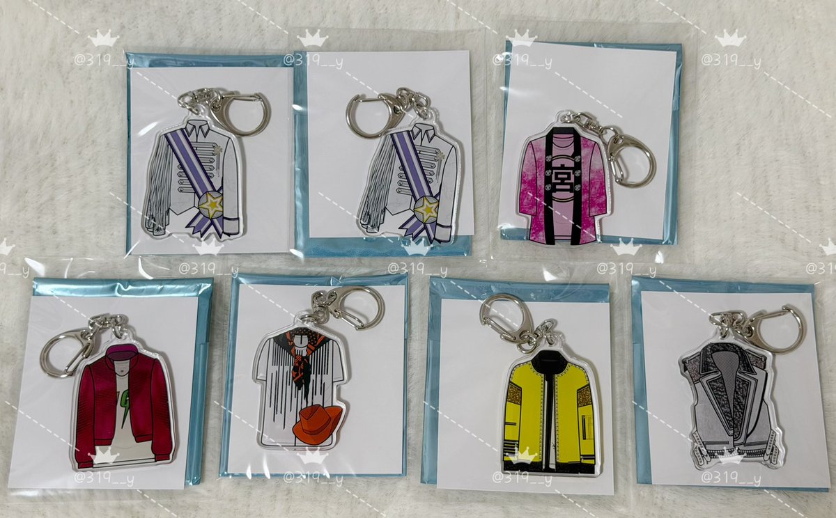 319__y's tweet photo. 【交換】
Kis-My-Ft2 The Couture 衣装展 交換
ランダム衣装ルックキーホルダー

【譲】画像

【求】 
玉森衣装 CHEAT
買取 (0.1~) ※玉森/宮Tは交換のみ

玉森CHEAT衣装 1 : 2 も可能
都内手渡し、横アリ公演時手渡し

#キスマイ交換 https://t.co/MJqfswsL5K