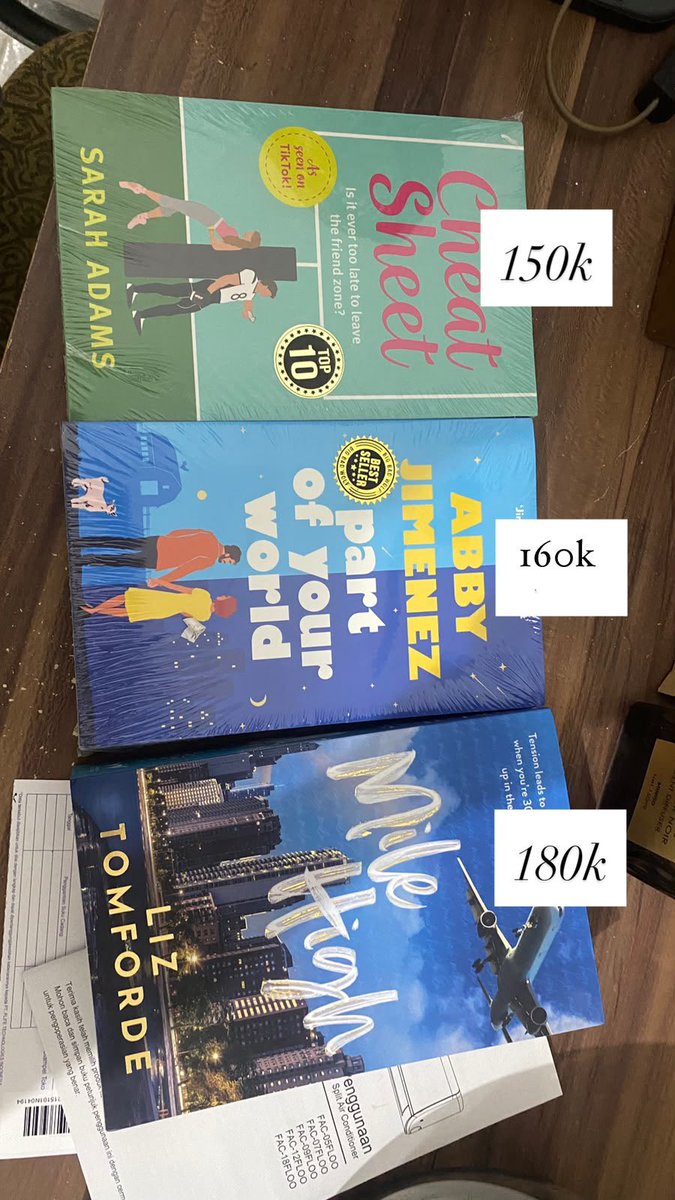 rhaenyratag's tweet photo. WTS

CHEAT SHEET 150k sealed
PART OF YOUR WORLD 160k sealed
MILE HIGH 180k preloved like new https://t.co/r16lAb7gJ8