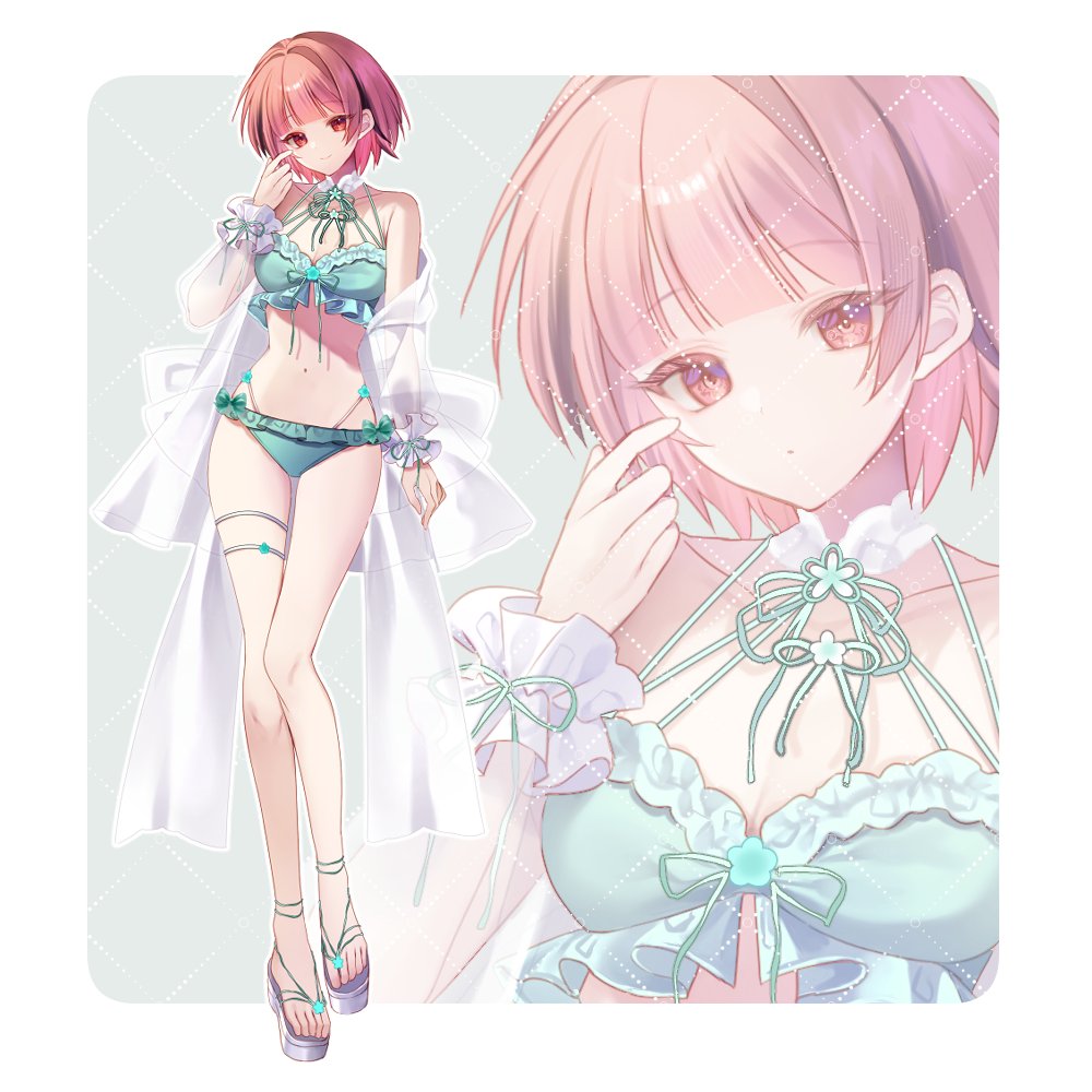 m_e_w_xx's tweet photo. つなぐにて北摩アザーサイド怪奇譚で使用する水着のお写真を撮らせていただきました～！
水着のデザインがめちゃくちゃお気に入りです！
ご依頼ありがとうございました ✧ https://t.co/hZtXHUF75j